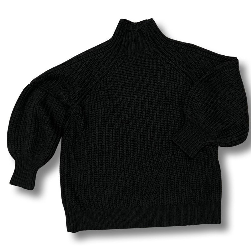 Lala Factory Knit Oversized Balloon Sleeve Sweater Size S